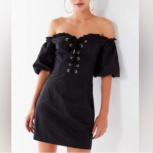 I.AM.GIA Black Off the Shoulder Dress